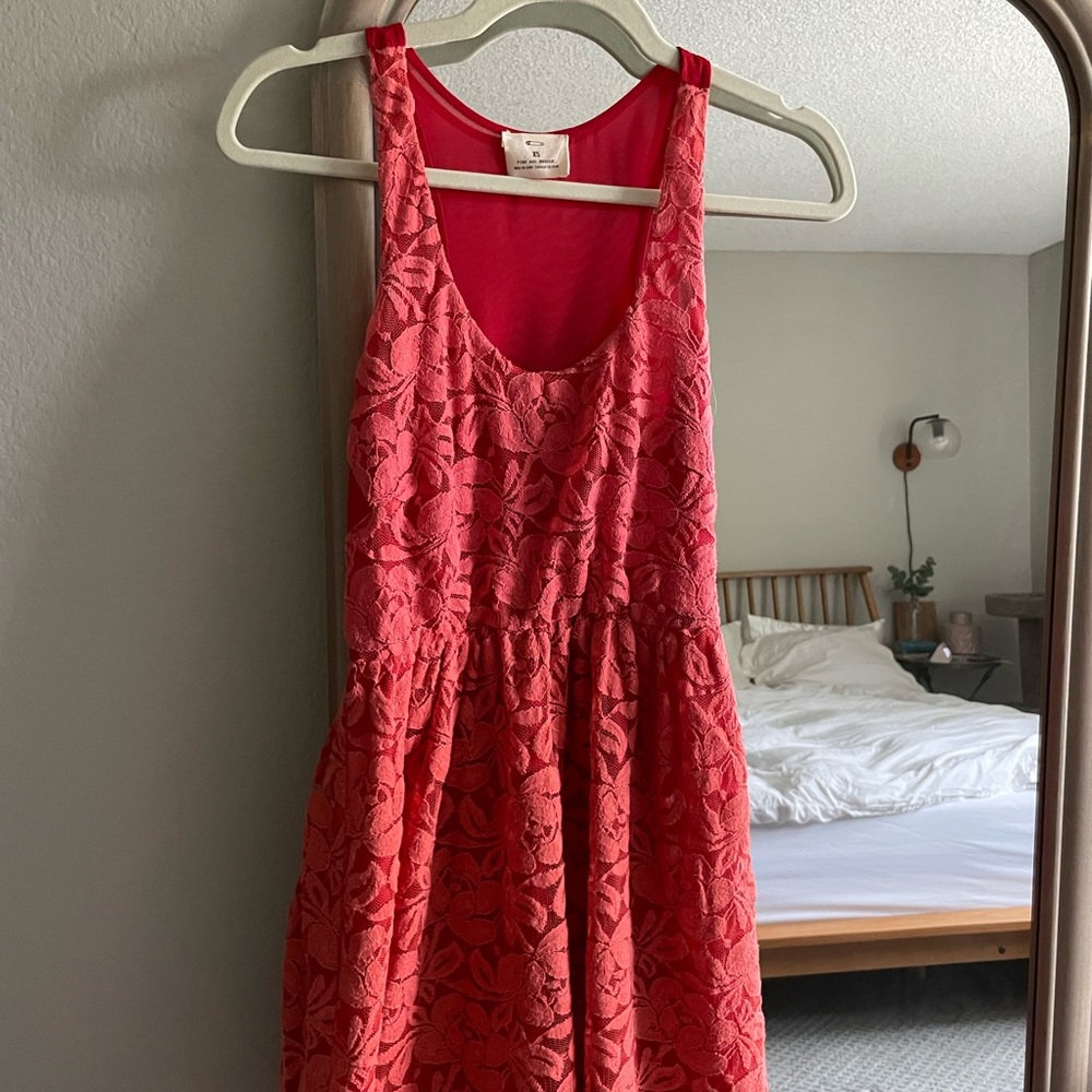 Lacy Red Dress